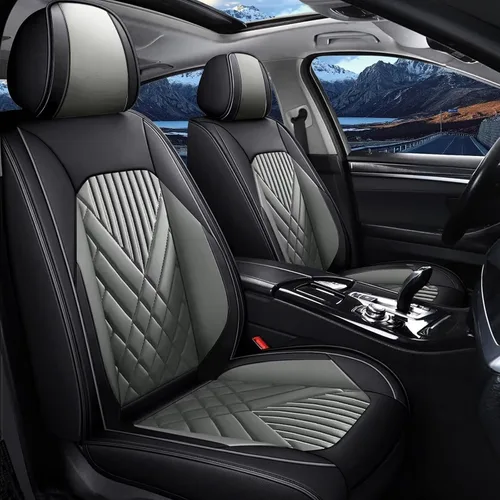 Miniatura 21 de TTX LIGHTING Juego completo de fundas de asiento de automóvil para Kia Sorento 2007-2026, funda protectora impermeable de piel sintética, compatible