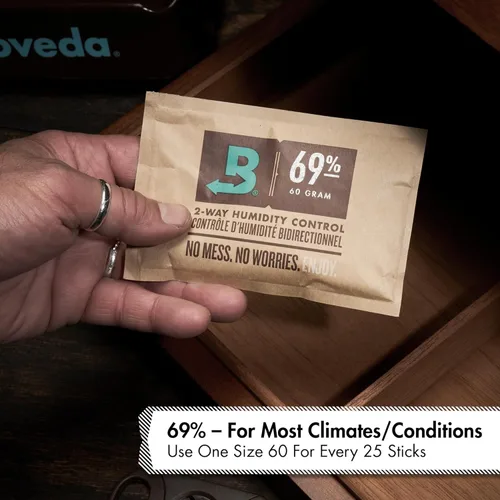 Miniatura 7 de Boveda RH con paquete de control de humedad de 2 vías 60/67 gramos (humidificador/deshumidificador), incluye 4 paquetes., B69-60-OWC-4PK, L, 1