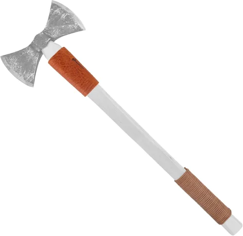Miniatura 5 de Protector de cuello de hacha de cuero, cubiertas para mango de hacha para púas de jardinería o protector de hachas de campamento