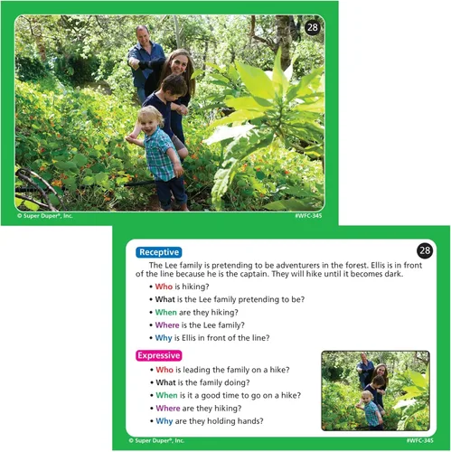 Miniatura 8 de Super Duper Publications Webber Photo Cards – WH Questions Flashcards - Habilidades lingüísticas receptivas y expresivas Recurso educativo