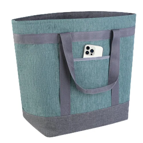 Miniatura 19 de Bolsa de mano reutilizable aislada para compras de comestibles para mujeres/hombres, pizza/bolsa de entrega de alimentos para mantener la comida