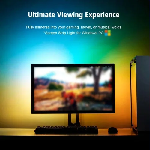 Miniatura 4 de Retroiluminación LED para TV, tira de luces LED para TV, tira de luz inteligente, tira de luz de sincronización de monitor de computadora