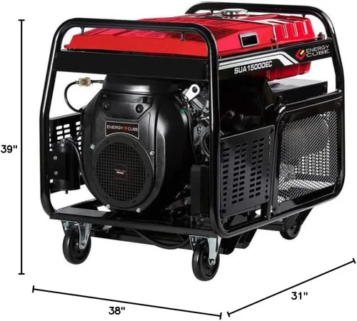 Miniatura 2 de A-iPower SUA15000EC SUA15000E Generador ultra resistente de 15,000 vatios, cumple con EPA/CARB