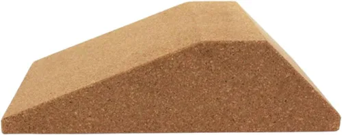 Bloque de cuña para yoga, corcho, pantorrilla, antideslizante, rampa de fitness, prevención de lesiones, ejercicio de pierna inferior, tabla