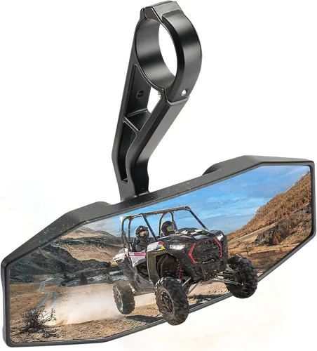 KEMIMOTO Espejo retrovisor UTV compatible con Polaris RZR 900 1000 XP/General 1000 2015-2024 para barra antivuelco de 1.75 pulgadas, espejo