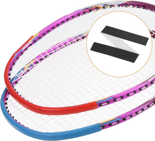 Miniatura 6 de PATIKIL Badminton Racket Head Protector Sticker, PU Tennis Racquet Guard Tape Racket Frame Stickers Thickened Wear-Resistant