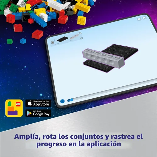 Miniatura 7 de LEGO City Nave Espacial Interestelar de Juguete para Niños, Juego de Construcción Espacial Creativa con Modelo de Nave Espacial, Dron y Figura