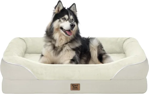 Miniatura 31 de Cama ortopédica grande lavable para perros, sofá XL para perros, cama de cuatro lados para perros, impermeable, antideslizante, para perros de gran