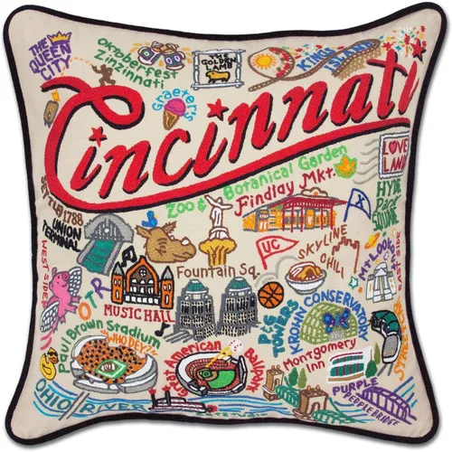 Miniatura 16 de Catstudio Almohada decorativa bordada a mano de Texas