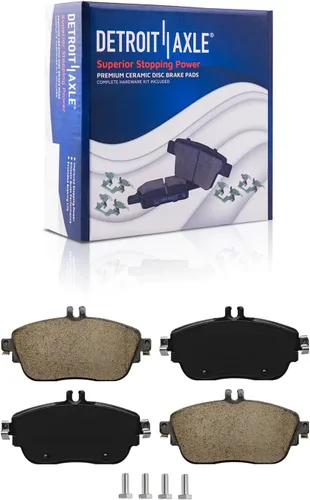 Miniatura 31 de Detroit Axle - Kit de freno trasero para Ford Explorer 2020-2025 2024-2025 Rotores de freno de disco Mustang Pastillas de freno de cerámica