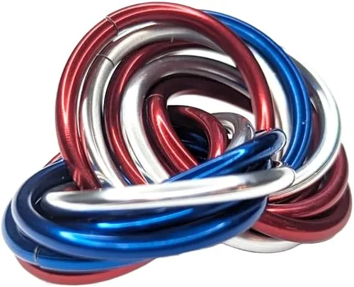 Miniatura 7 de Möbii Fidget Ball (MultiColor): Herramienta de alivio del estrés, ansiedad y estimulación para ADHD, silenciosa, ideal para el hogar, viajes, Rosa