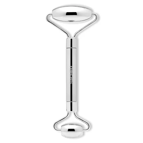 Sacheu Rodillo facial de acero inoxidable para el cuidado de la piel y drenaje linfático, rodillo de metal refrescante para hinchazón, arrugas y