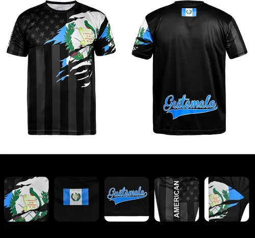 Miniatura 5 de Fury Camiseta unisex de fútbol con la bandera de Estados Unidos y México