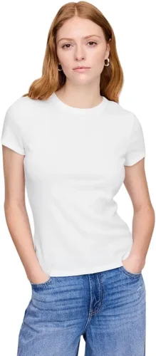 Miniatura 16 de Gap Top de punto acanalado sólido para mujer