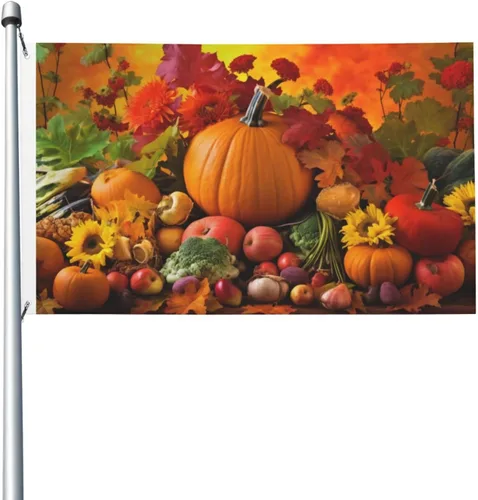 Miniatura 20 de Bandera estadounidense en la pared impresa de doble cara de 3 x 5 pies, bandera de felicitación del día nacional para jardín, patio, casa