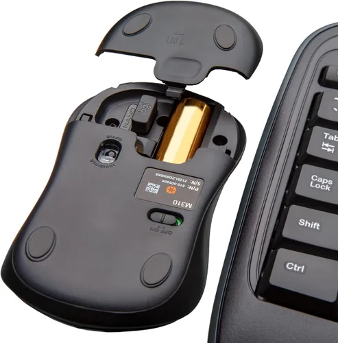 Miniatura 6 de Logitech MK335 - Combo de teclado y mouse inalámbricos silenciosos - Combo de teclado y mouse negro/plateado inalámbrico, ambidiestro