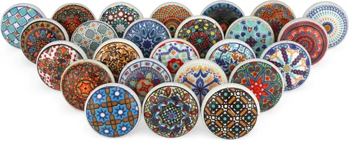 Miniatura 22 de Tiradores y pomos dorados para cajones, varios pomos de puerta antiguos para armarios de cocina, decoración bohemia de granja, juego de 6