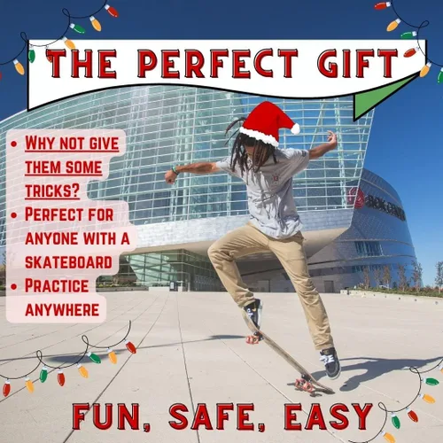 Miniatura 2 de SkaterTrainers- Skateboard Tricks Fast No Experience Needed- Fun, Safe, and Easy- Ollies, Kickflips and More- All Ages- Accessories Make Great Rojo