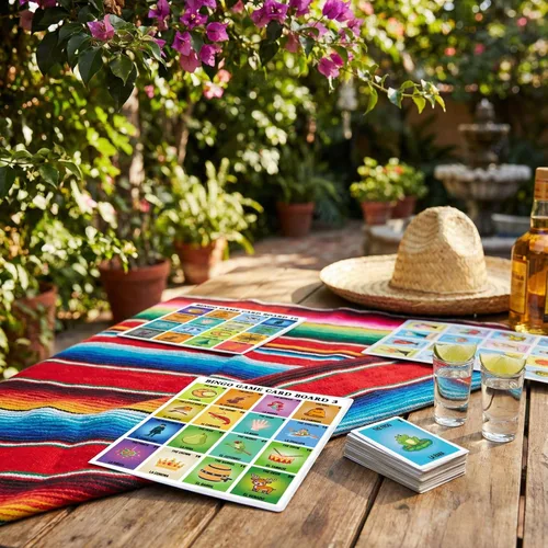 Miniatura 5 de Kit de juego de bingo mexicano,Juego bilingüe para 10 jugadores,Baraja española de cartas de Puerto Rico,Juegos de mesa en español