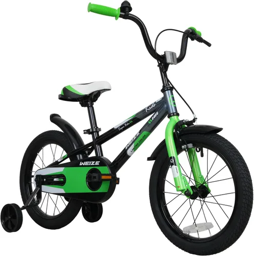 Miniatura 12 de WEIZE Kids Bike, 16 Inch Children Bicycle for Boys & Girls Ages 4-7 Years Old, Rider Height 41-53 Inch, Adjustable Seat & Handlebars, Coaster Brake