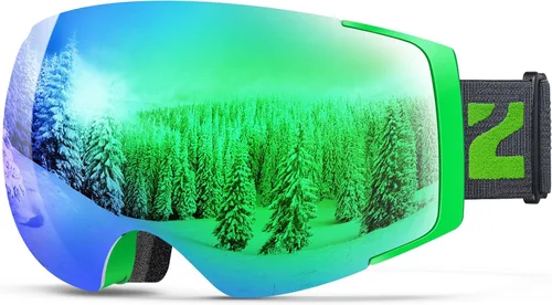 Miniatura 14 de ZIONOR X4 Ski Goggles Magnetic Lens - Snowboard Goggles for Men Women Adult - Snow Goggles Anti-fog UV Protection