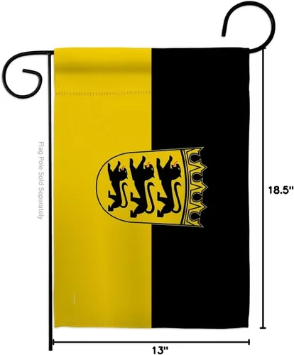Miniatura 4 de Baden Württemberg Garden Flag Regional Germany States Central Europe Territory Old History Country Particular Area Small Decorative Gift Yard House