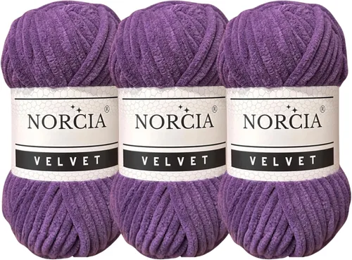 Miniatura 41 de Hilo de terciopelo suave para ganchillo súper voluminoso para manta de bebé de 3.53 oz (74.3 yardas) para tejer hilo amigurumi para tejer ganchillo