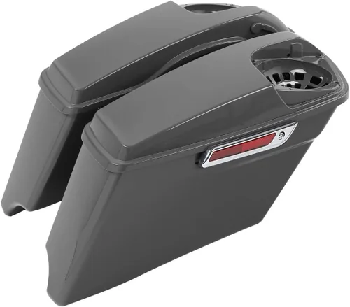 Miniatura 27 de TCMT Alforjas estiradas de 4" para Harley Street Glide 2014-23 Billiard Red