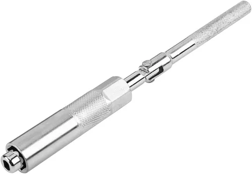 Aramox Llave de amortiguador trasero para automóvil, juego de herramientas de extracción de amortiguadores hexagonales para reducción de velocidad