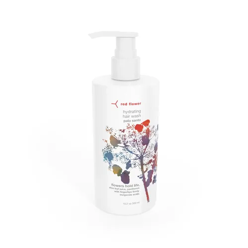 Red Flower Palo Santo - Jabón hidratante para el cabello, 10.2 onzas líquidas