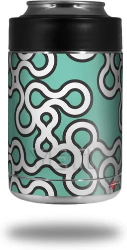 Locknodes 03 Seafoam Green - Calcomanía estilo adhesivo para Yeti Rambler Colster y RTIC Can (enfriador no incluido)
