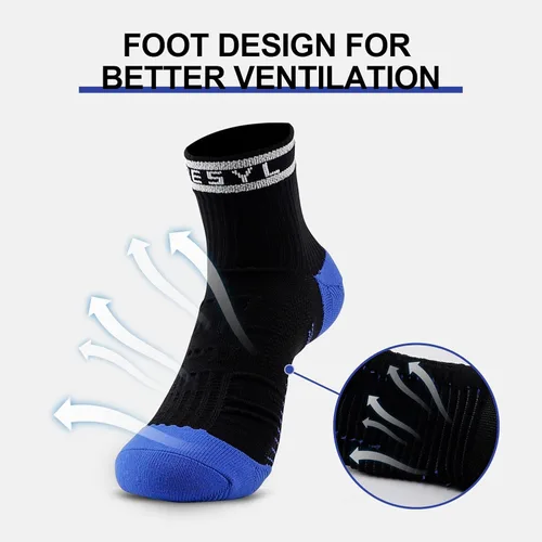 Miniatura 2 de Calcetines de ciclismo de compresión de tobillo para correr, para viajar, caminar, escalada