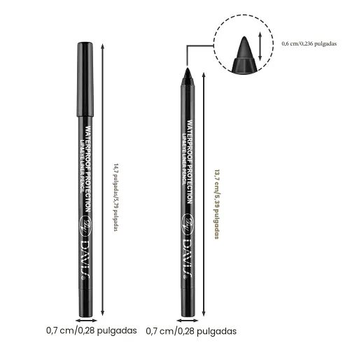 Miniatura 7 de LemonSac Juego de 15 lápices delineador de ojos coloridos, lápiz sombra de ojos, delineador de ojos con brillo metálico perla y mate para mujeres