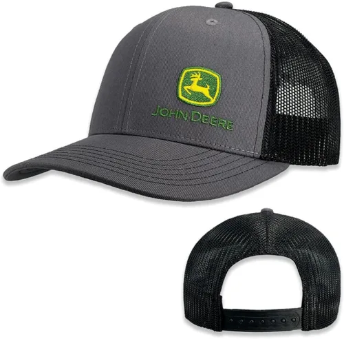 John Deere Gorra gris para hombre