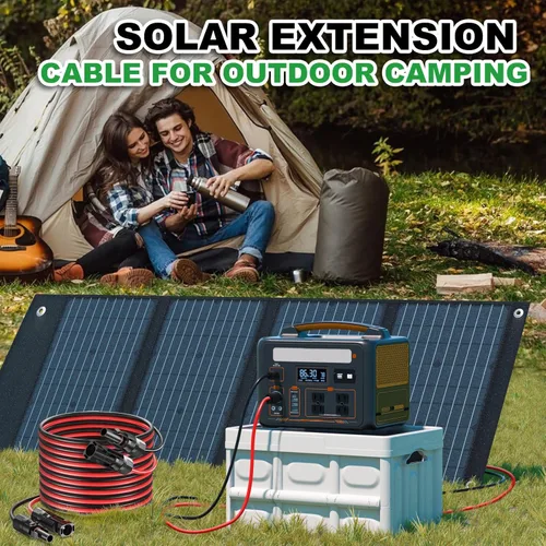 Miniatura 7 de Oududianzi Cable de extensión solar de 20 pies, cable solar de 10 AWG, cable fotovoltaico de cobre estañado calibre 10, cables de panel solar