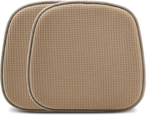 Miniatura 11 de Shinnwa Paquete de 2 cojines antideslizantes para sillas de comedor, cojines de asiento de cocina en forma de U, juego de 2, 15 x 16 pulgadas