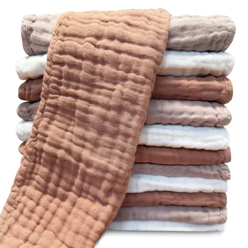 Miniatura 8 de Paños de muselina para eructos para bebé, 100% algodón, para unisex, niño, niña - Grandes 20" x 10", productos esenciales para recién nacidos, ultra