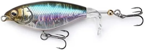 Miniatura 5 de Paquete de 10 sin pintar DIY en blanco señuelo cuerpo Crankbait 3.1 in/0.35 oz Pesca Wobbler Bass Fish Bait DT93