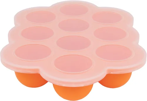 Miniatura 15 de WeeSprout - Bandeja de silicona para congelar alimentos para bebés con tapa de clip, recipiente de almacenamiento perfecto para alimentos caseros