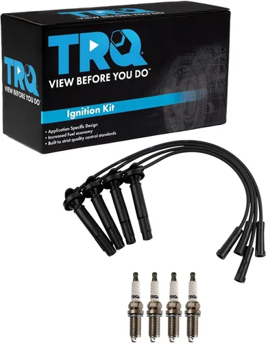 Miniatura 58 de Kit de bujías de chispa TRQ 5 piezas de bujías de iridio Compatible con Acura Integra 1992-2001 1999-2000 Honda Civic 1994-1995 Civic del Sol
