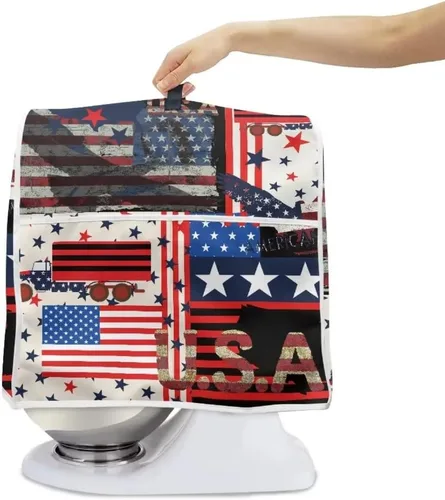 Miniatura 2 de Kitchen Aid - Funda acolchada para batidora de pie, se adapta a todos los modelos de cabezal inclinable y elevador de tazón, tela de poliéster suave