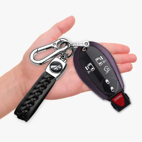 Funda para llavero de automóvil de TPU suave 360 para Chrysler 300 Town & Country, Dodge Challenger Charger Durango Grand Caravan Journey Magnum