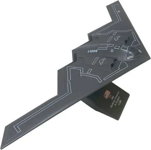 Miniatura 2 de B-2 Stealth Bomber 1/200 Modelo de avión fundido a troquel