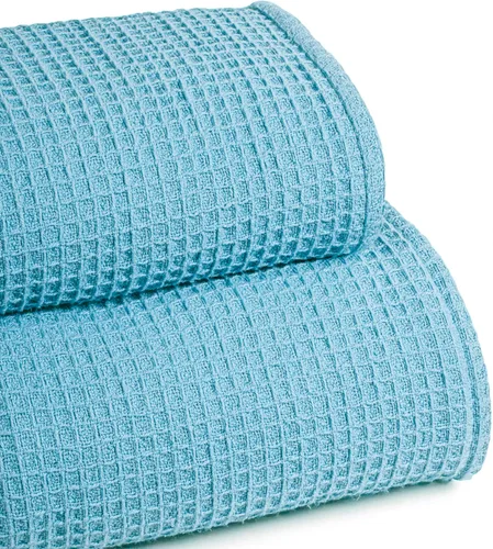 Miniatura 8 de Bed Bath & Home - Manta de 100% algodón, ligera y transpirable, buena para todas las estaciones, suave y acogedora.