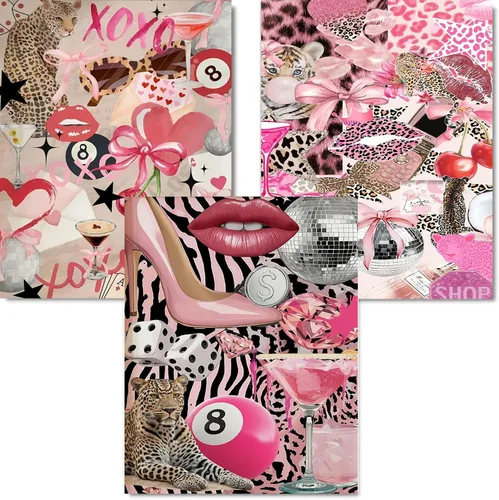Miniatura 12 de Kits de arte de diamante para adultos principiantes, modernos kits de pintura de diamante con lunares de leopardo 5D, gemas y manualidades DIY