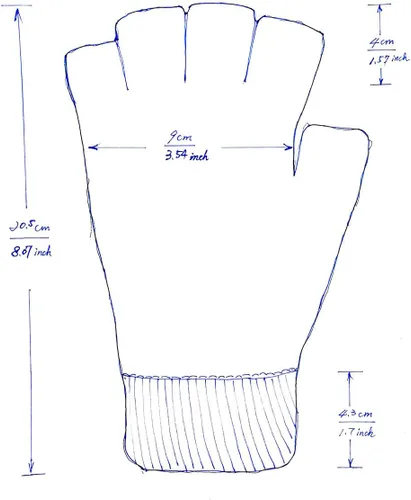 Miniatura 5 de iMongol - Guantes de lana pura para hombre medio dedos guantes sin dedos para mujeres y hombres