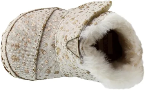 Miniatura 4 de TOMS Botas ocasionales para bebés Cuna Gold Foil Snow Spots Bootie - Oro