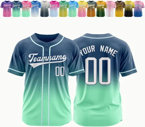 Miniatura 6 de Camiseta de béisbol personalizada, nombre de béisbol personalizado, logotipo de número, camiseta de béisbol personalizada para hombres, mujeres