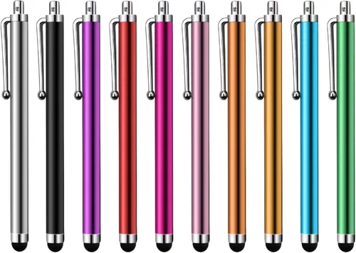 Bolígrafos capacitivos universales a granel para pantalla táctil, para pantallas táctiles, Maeline (solo lápiz capacitivo, paquete de 30 unidades)