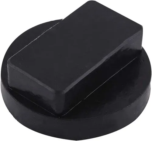 Miniatura 9 de Cojines de goma negros de Jack del coche, soporte que eleva el punto del umbral del cojín del adaptador de la herramienta que lleva el adaptador